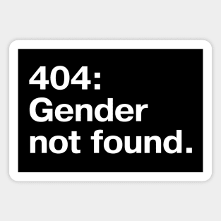 404: Gender not found. Magnet